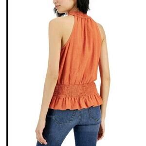 MSRP $60 Inc International Concepts Womens Mock-Neck Top Summer Fig Size 2XL